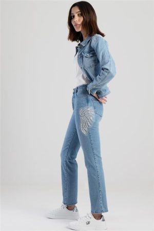 RYDER WINGS OF LOVE BLUE SISSY BOY JEANS