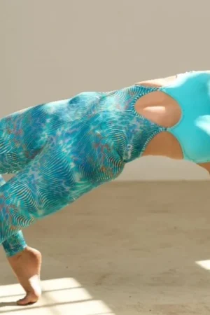 JS0045-GYM TURQUISE BODY SUIT