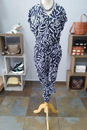 PEC-PANTS NAVY WITH WHITE